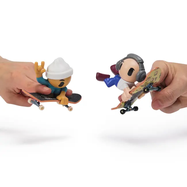 TECH DECK SK8 CREW PACHET 2 SETURI PLITA SI FIGURINA 9.6CM CASCA ALBA SI CASTI GRI VIV6071061_20148775