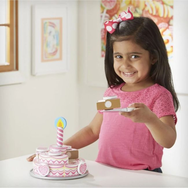 Tort din lemn etajat Melissa & Doug SUP14069M