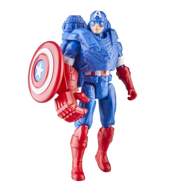 AVANGERS EPIC HERO BATTLE GEAR FIGURINA CAPTAIN AMERICA 10CM VIVF9327_F9341