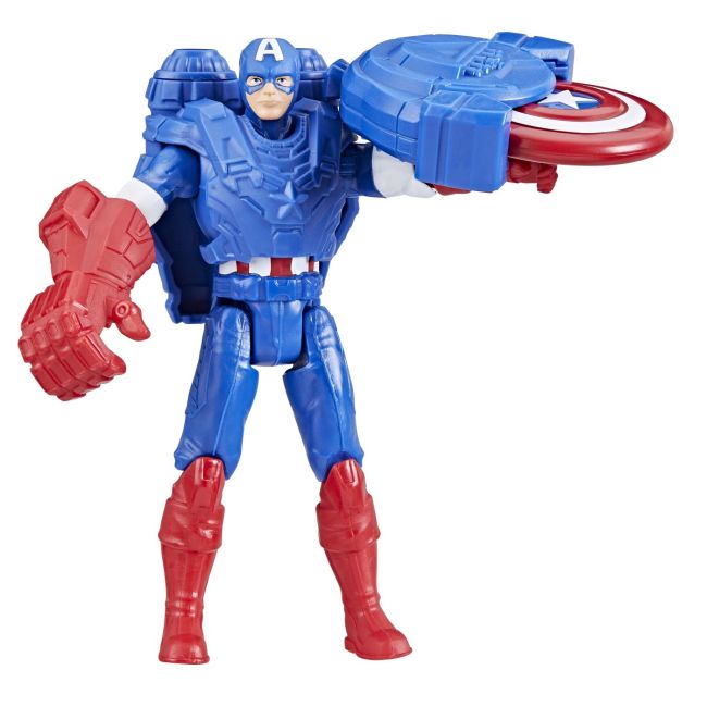 AVANGERS EPIC HERO BATTLE GEAR FIGURINA CAPTAIN AMERICA 10CM VIVF9327_F9341