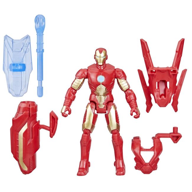 AVANGERS EPIC HERO BATTLE GEAR FIGURINA IRON MAN 10CM VIVF9327_F9342