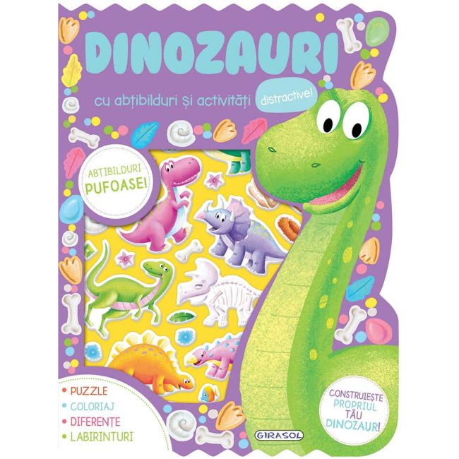 Abtibilduri pufoase - dinozauri