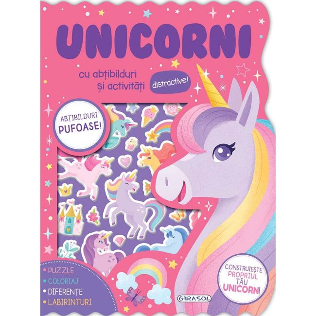 Abtibilduri pufoase - unicorni