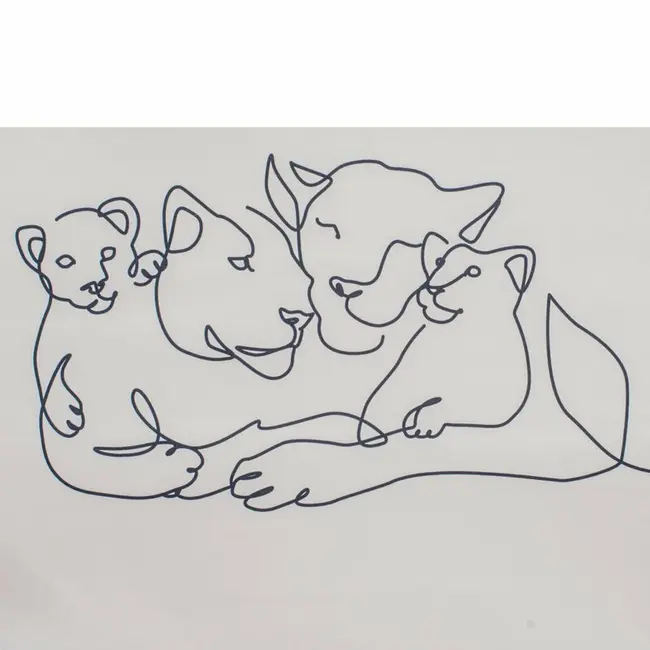 Canapea extensibila, New Baby, Din spuma, Husa din bumbac certificat Oeko-Tex Standard 100, 42x78x35 cm, 9 luni-5 ani, Lion BYN55574