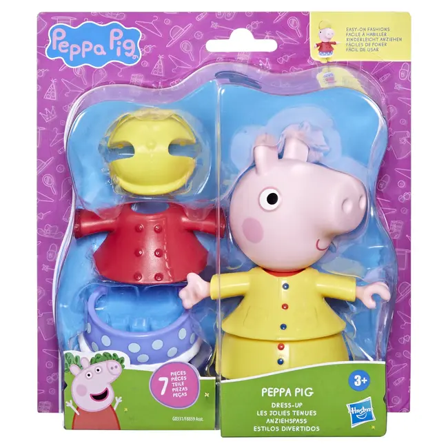 PEPPA PIG SET FIGURINA SI ACCESORII VESTIMENTARE 15CM VIVF8859