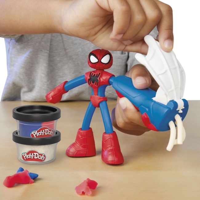 PLAY-DOH MARVEL FIGURINA FLEXIBILA CU ACCESORII SPIDER MAN 10CM VIVF9829_G0058