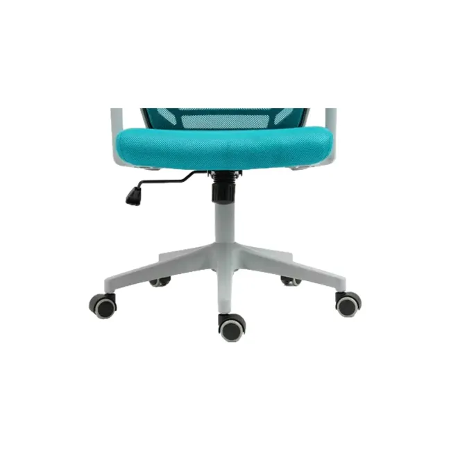 Scaun birou egonomic sl q320, mesh, mecanism inclinare, baza polipropilena, suport lombar, roti cauciucate, 90 kg, albastru/gri drm10378
