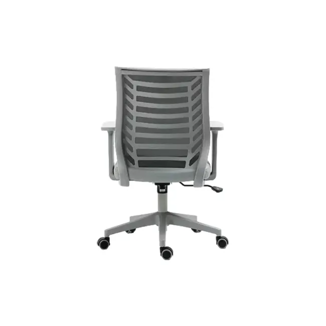 Scaun birou egonomic sl q320, mesh, mecanism inclinare, baza polipropilena, suport lombar, roti cauciucate, 90 kg, negru/gri drm10379