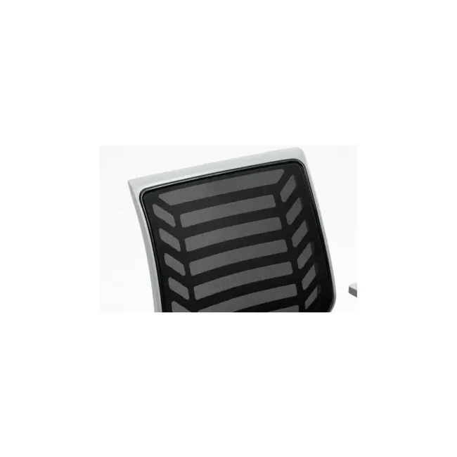 Scaun birou egonomic sl q320, mesh, mecanism inclinare, baza polipropilena, suport lombar, roti cauciucate, 90 kg, negru/gri drm10379
