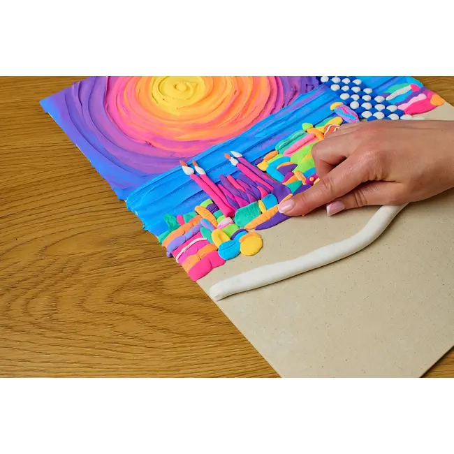 Set pictura 3D cu argila usoara, 30*40cm - Park Guell Barcelona KRTOK10038