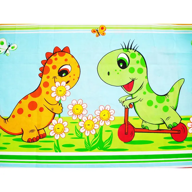 Lenjerie MyKids Dino Verde 4 Piese 140x70 - MYK00005115