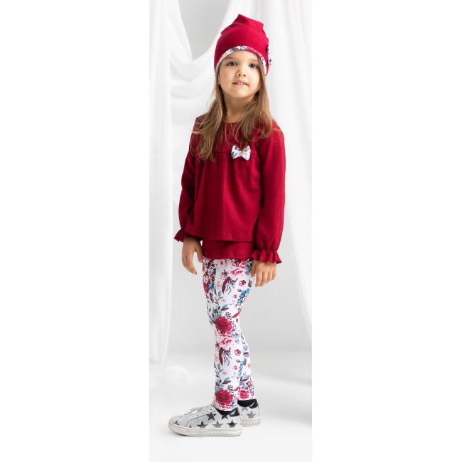 Bluza cu maneca lunga bumbac 100% (180138) Colectia "Kate" 2021 Marimea 110 PMICNICOL-180138-110