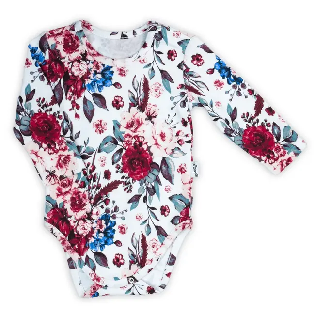 Body cu maneca lunga bumbac 100% (180097) Colectia "Kate" 2021 Marimea 92 PMICNICOL-180097-92