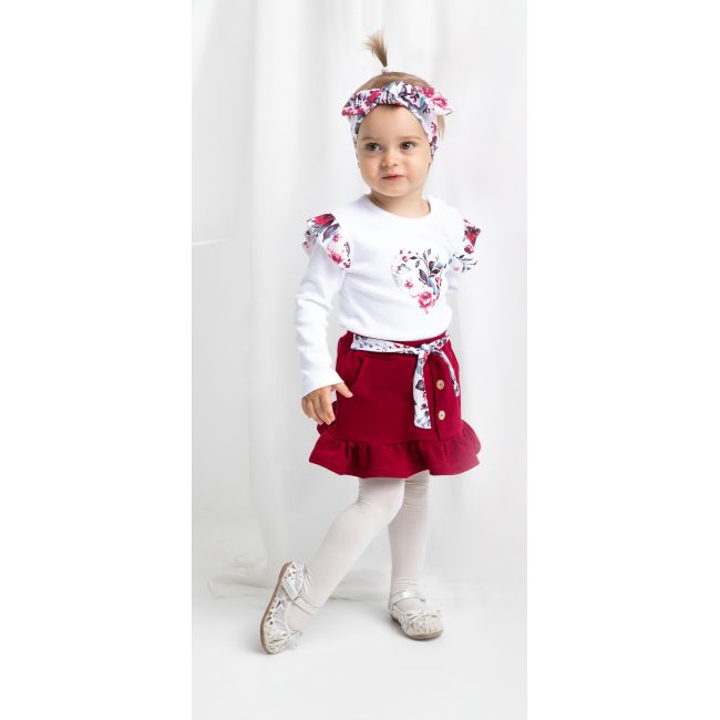 Body cu maneca lunga bumbac 100% (180099) Colectia "Kate" 2021 Marimea 68 PMICNICOL-180099-68