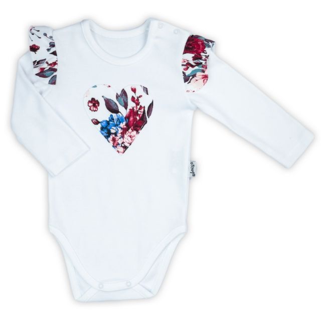 Body cu maneca lunga bumbac 100% (180099) Colectia "Kate" 2021 Marimea 80 PMICNICOL-180099-80