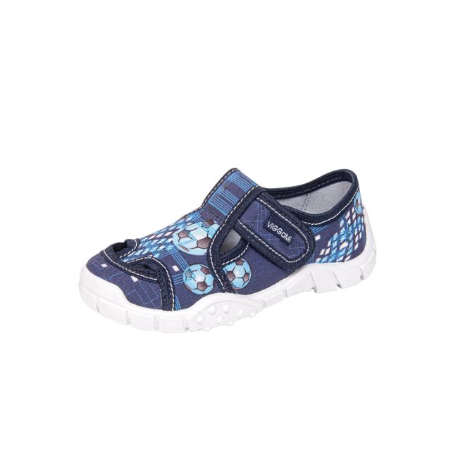 Pantofi cu interior de bumbac pentru baieti Vi-GGa-Mi Adas Albastru mar. 32 PMICVGM.64ADAS.32