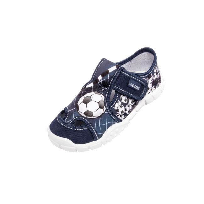 Pantofi cu interior de bumbac pentru baieti Vi-GGa-Mi Adas Mingi marimea 33 PMICVGM.65ADAS.33