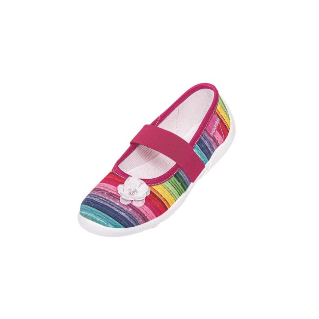 Pantofi cu interior de bumbac pentru fetite Vi-GGa-Mi Ilona Ornament mar. 28 PMICVGM.29ILONA.28