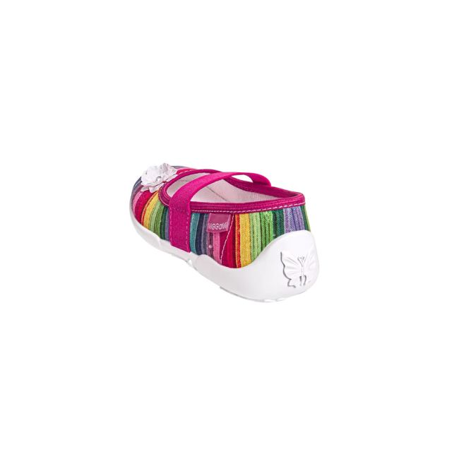 Pantofi cu interior de bumbac pentru fetite Vi-GGa-Mi Ilona Ornament mar. 28 PMICVGM.29ILONA.28