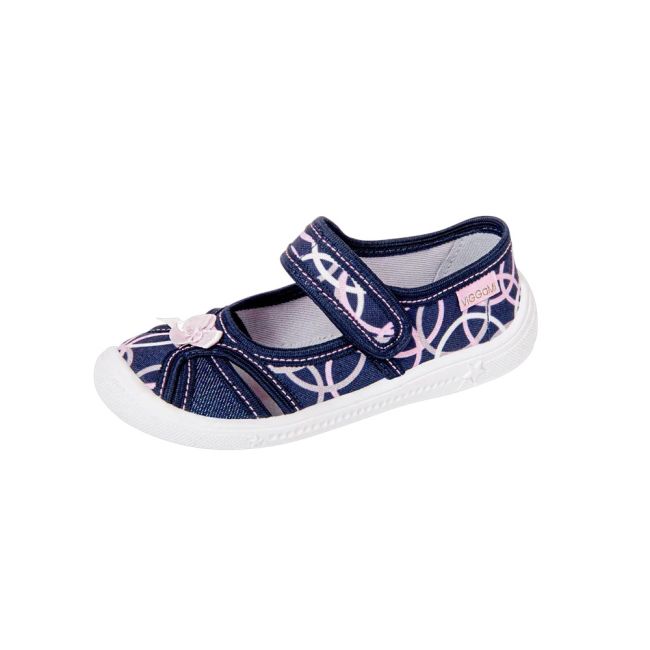 Pantofi cu interior de bumbac pentru fetite Vi-GGa-Mi Aga Imprimeu marimea 27 PMICVGM.25AGA.27
