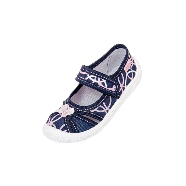 Pantofi cu interior de bumbac pentru fetite Vi-GGa-Mi Aga Imprimeu marimea 34 PMICVGM.25AGA.34