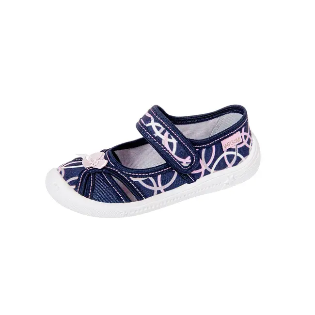 Pantofi cu interior de bumbac pentru fetite Vi-GGa-Mi Aga Imprimeu marimea 34 PMICVGM.25AGA.34