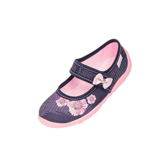 Pantofi cu interior de bumbac pentru fetite Vi-GGa-Mi Kamila Imprimeu marimea 27 PMICVGM.39KAMILA.27