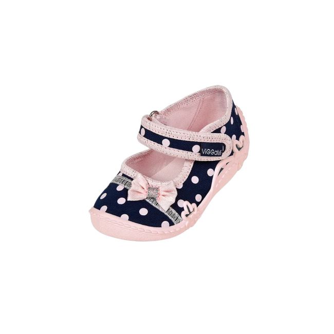Pantofi de bumbac pentru fetite Vi-GGa-Mi Majka Imprimeu marimea 25 PMICVGM.5MAJKA.25