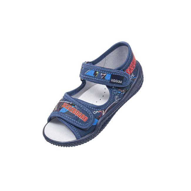 Sandalute cu brant de piele pentru baieti Vi-GGa-Mi Darus Imprimeu marimea 30 PMICVGM.55DARUS.30