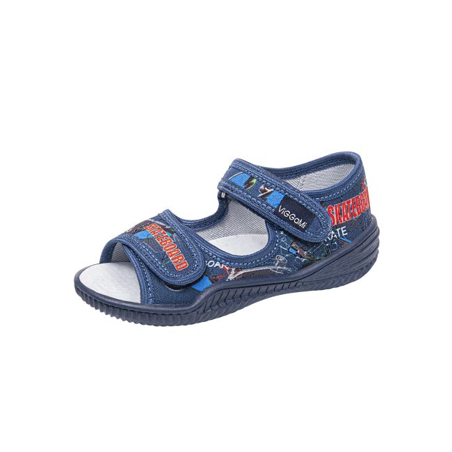 Sandalute cu brant de piele pentru baieti Vi-GGa-Mi Darus Imprimeu marimea 30 PMICVGM.55DARUS.30