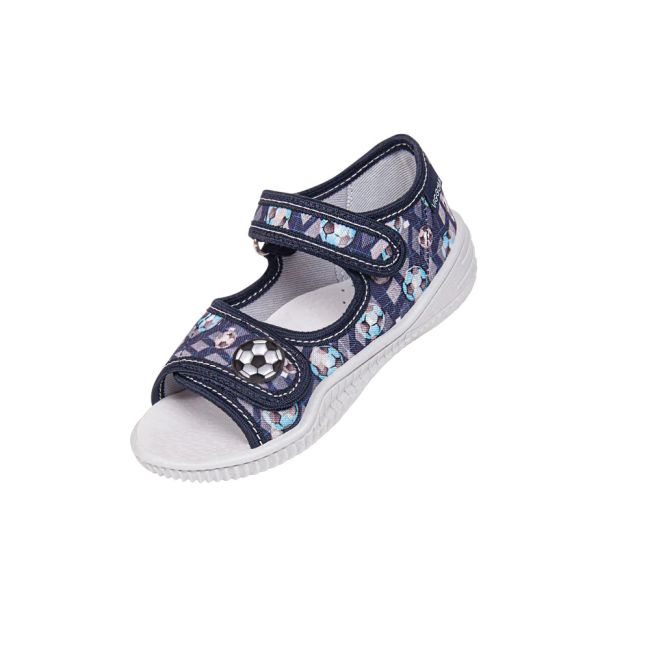 Sandalute cu brant de piele pentru baieti Vi-GGa-Mi Stas Mingi marimea 28 PMICVGM.56STAS.28