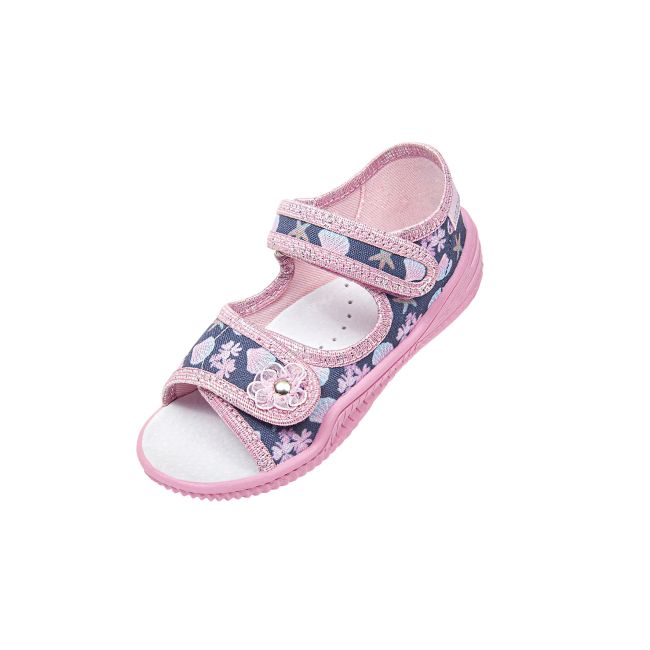 Sandalute cu interior de bumbac si brant de piele Vi-GGa-Mi Arielka Imprimeu marimea 27 PMICVGM.21ARIELKA.27