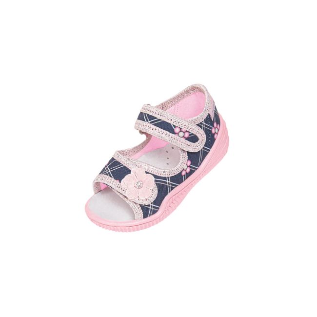 Sandalute cu interior de bumbac si brant de piele Vi-GGa-Mi Marylka Imprimeu marimea 25 PMICVGM.17MARYLKA.25