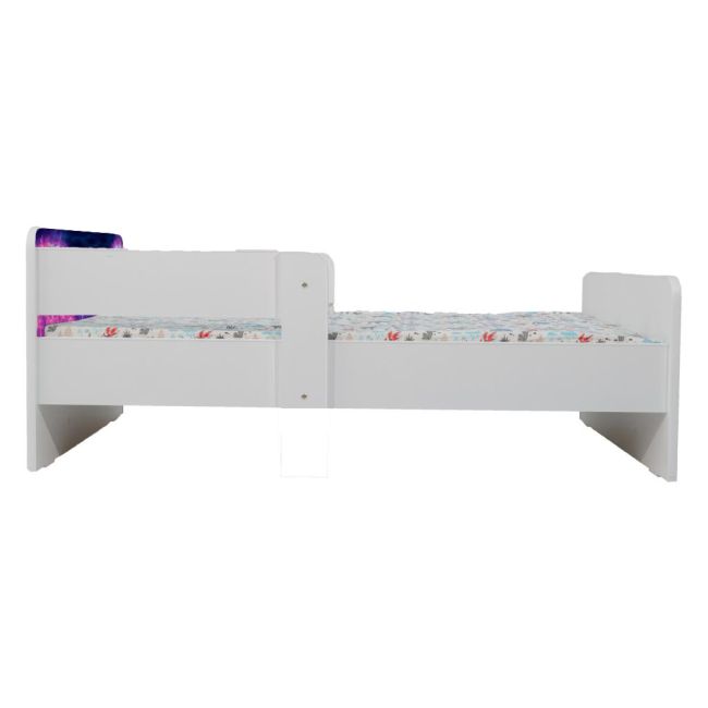 Pat Fete 2-12 Ani Frozen 2, Cu Dubla Protectie Si Saltea SafeNest de 160x80 Cm Inclusa Ptv7042