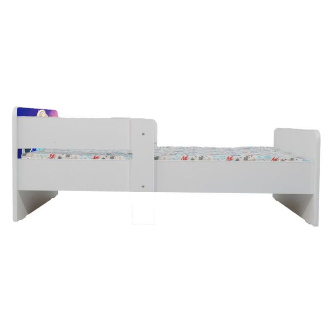 Pat Pentru Fete 2-16 Ani Frozen 3, Cu Dubla Protectie Si Saltea SafeNest 180x80 Cm Ptv7062