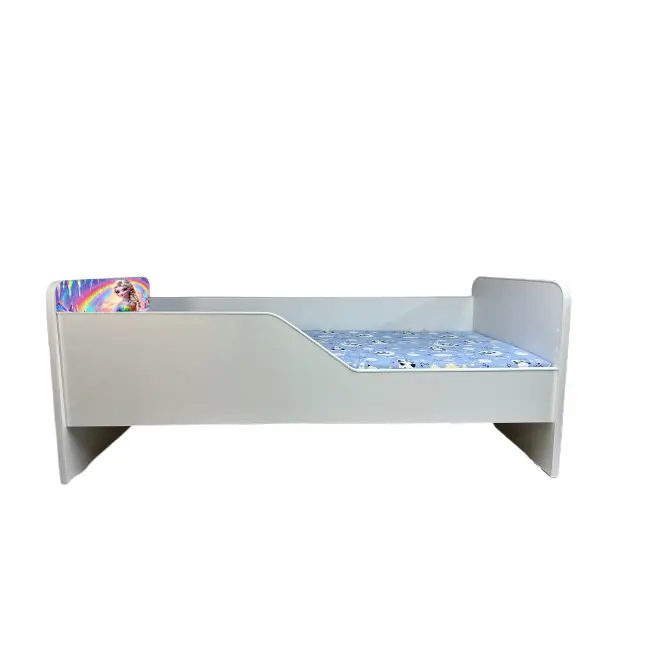 Pat Copii Frozen Rainbow Model Sleepy 2-16 ani Cu Saltea SafeNest 180x80 Cm  Ptv6557