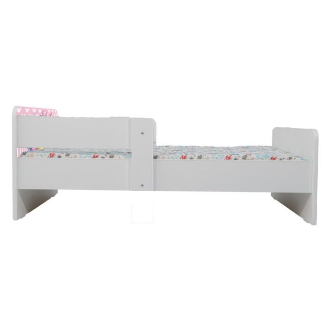 Patut Pentru Fetite Cu Personajul Minnie 2, Cu Dubla Protectie/ Paravane, Cu Saltea Inclusa De 130x60 Cm Ptv7152