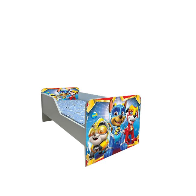 Pat Copii Paw Patrol Space Model Sleepy 2-6 ani Cu Saltea SafeNest 130x60 Cm  Ptv6664