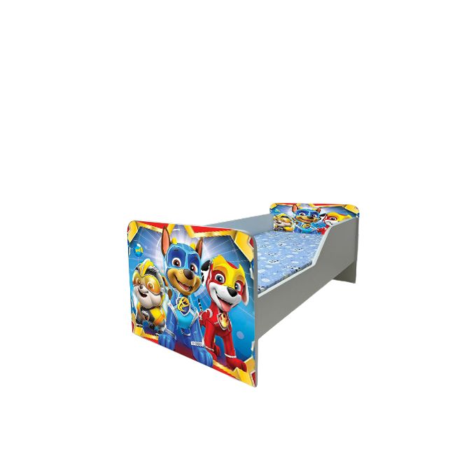 Pat Copii Paw Patrol Space Model Sleepy 2-6 ani Cu Saltea Inclusa 130x60 Cm  Ptv6664