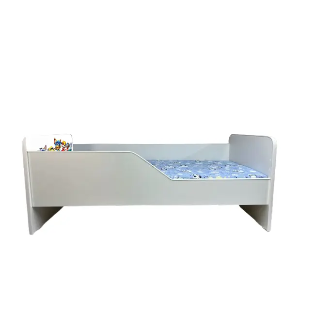 Pat Copii Paw Patrol White Model Sleepy 2-12 ani Cu Saltea SafeNest 160x80 Cm  Ptv6654