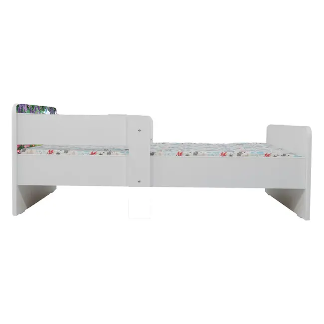 Pat Copii 2-16 ani Sofia Cu Dubla Cu Paravane Dubla Protectie si Cu Saltea SafeNest 180x80 Cm Ptv6790