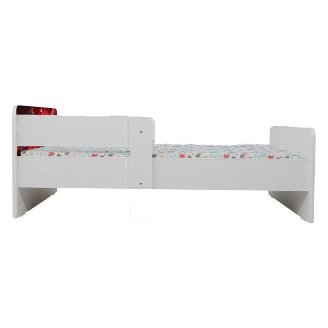 Pat Cu Spiderman 3 Pentru Baieti 2-8 Ani, Cu Protectie Dubla, Cu Saltea Inclusa 140x70 Cm Ptv7314