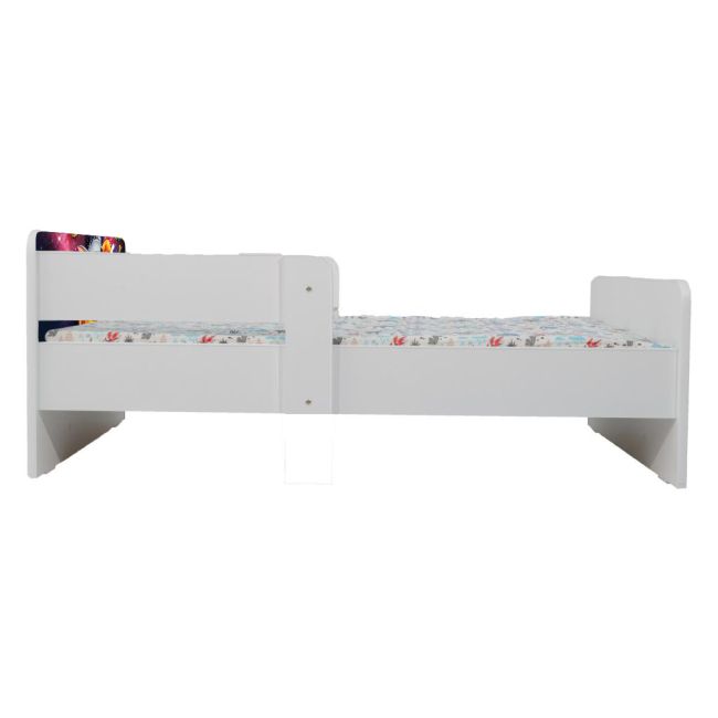 Pat Copii Tom&jerry Cu Paravane Dubla Protectie si Cu Saltea Inclusa 140x70 Cm  Ptv7370