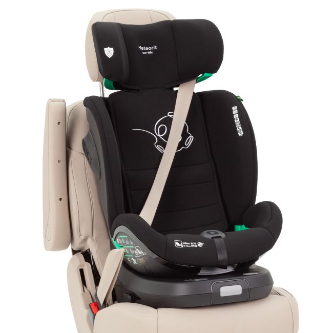 Scaun auto rotativ 360° SPS Carrello METEORIT i-SIZE R129/03 40-150 cm ISOFIX Carbon Grey PMICCRL-16001-CAGREY