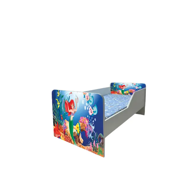 Pat Copii Ariel Model Sleepy 2-6 ani Cu Saltea SafeNest 130x60 Cm  Ptv5740