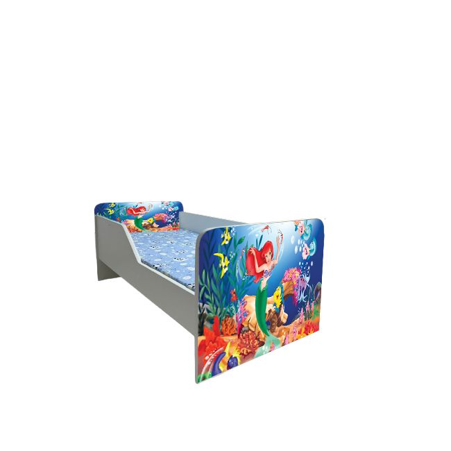 Pat Copii Ariel Model Sleepy 2-12 ani Cu Saltea SafeNest 160x80 Cm  Ptv5763