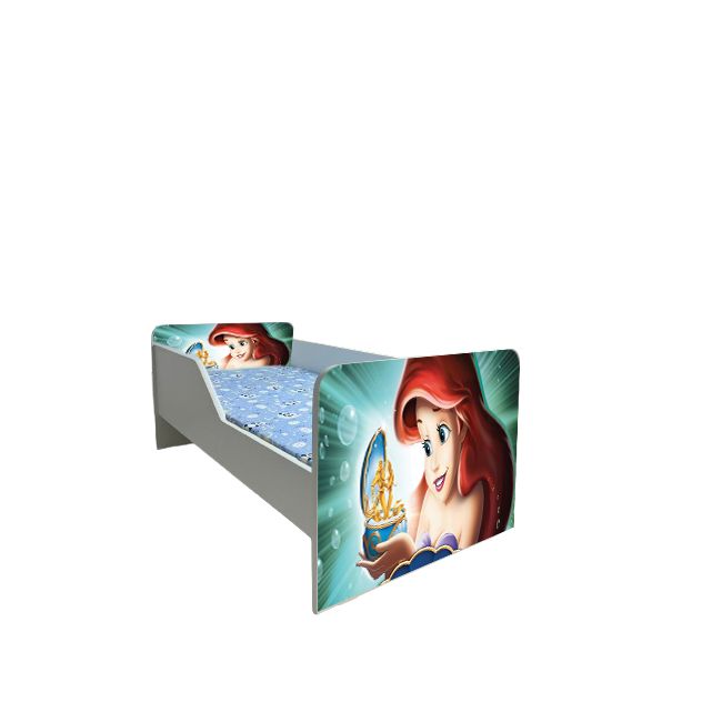 Pat Copii Ariel 3 Model Sleepy 2-6 ani Cu Saltea SafeNest 130x60 Cm  Ptv5803