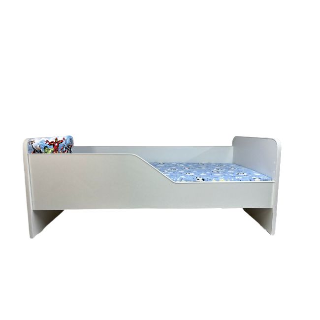 Pat Copii Avengers Model Sleepy 2-8 ani Cu Saltea Inclusa 140x70 Cm  Ptv5839