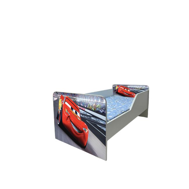 Pat Copii Cars Model Sleepy 2-8 ani Cu Saltea Inclusa 140x70 Cm  Ptv5911