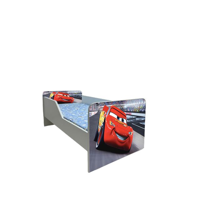 Pat Copii Cars Model Sleepy 2-12 ani Cu Saltea Inclusa 160x80 Cm  Ptv5916
